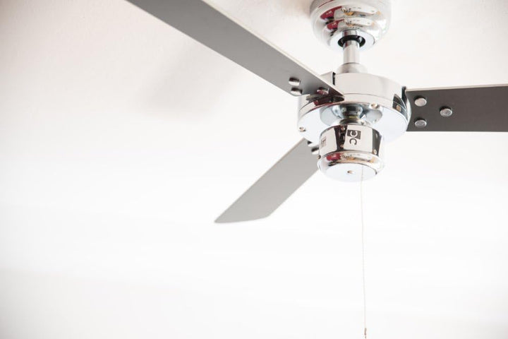 aireRyder - Cyrus Deckenventilator ohne Beleuchtung | Leiser Ventilator mit Zugschalter in glänzende