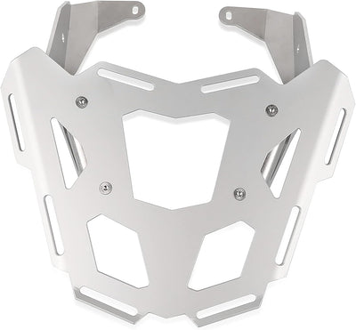 Motorrad Gepäckhalterung Gepäckhalter Bracket Für Africa Twin CRF1100L 2019-2021 Silber, Gepäckhalte