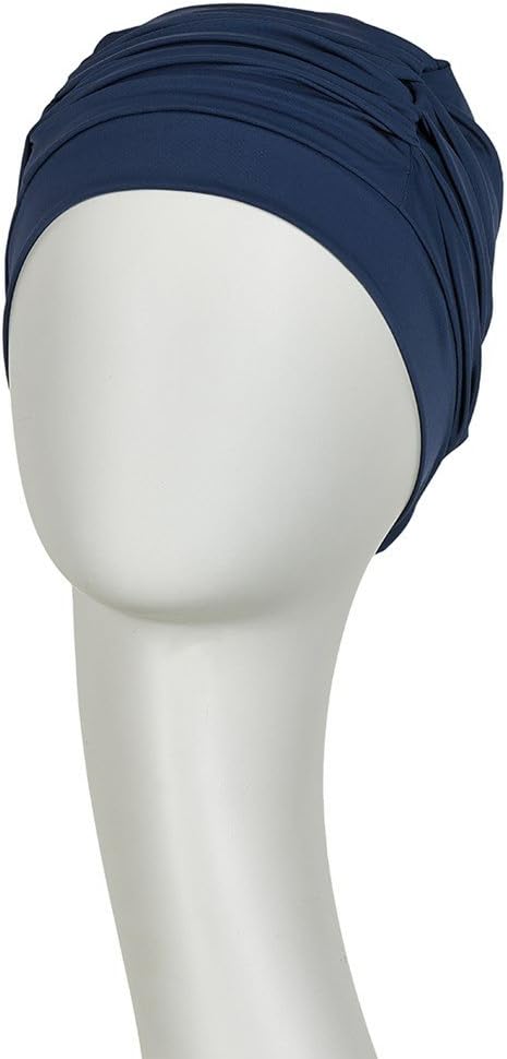 Christine Headwear Badekappe - Pool, SPA und Strand - speziell für Frauen mit Chemotherapie Dark blu