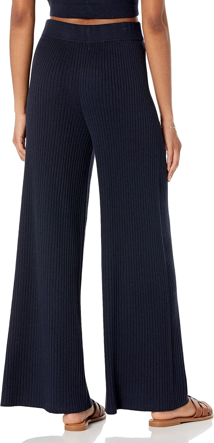 The Drop Damen Pants Catalina Pull-on Rib Sweater Pant M Marineblau, M Marineblau