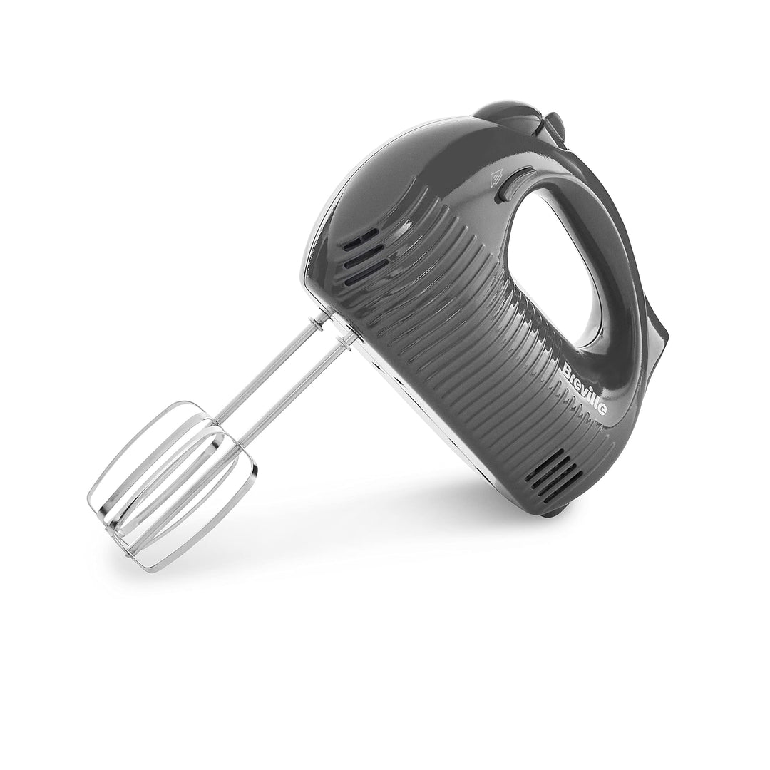 Breville Flow Elektrischer Handmixer | 5 Geschwindigkeiten plus Boost | mit Schlägeln & Knethaken |