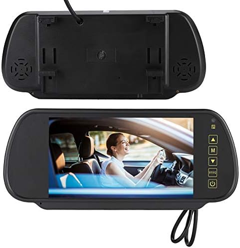 7 Zoll Auto Rückspiegel Display, 800x480 HD LED Einparkhilfe Bildschirm Monitor für VCD/DVD/GPS/Auto