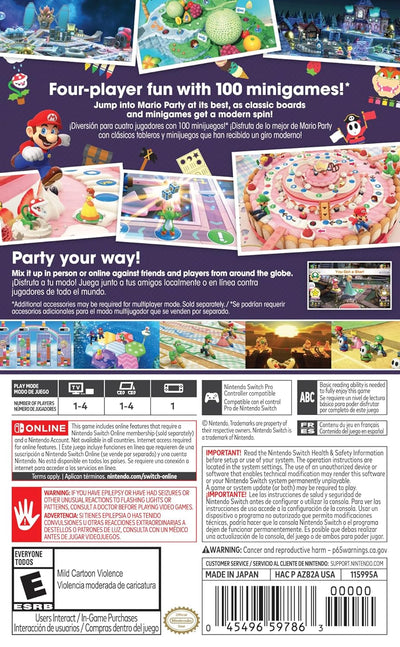 Mario Party Superstars for Nintendo Switch