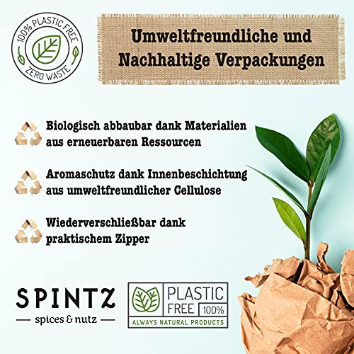 SPINTZ Bio Cumin gemahlen - Cuminpulver in Premium Qualität - Pulver aus Kumin Körner - 100% natürli