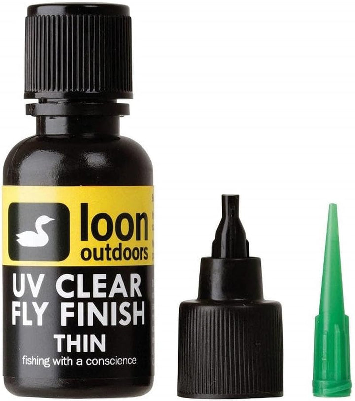 Loon Outdoors - UV - durchsichtiges Finish - Fliegenbinden - Angeln - Köpfe und Körper Thick 1/(2 Oz