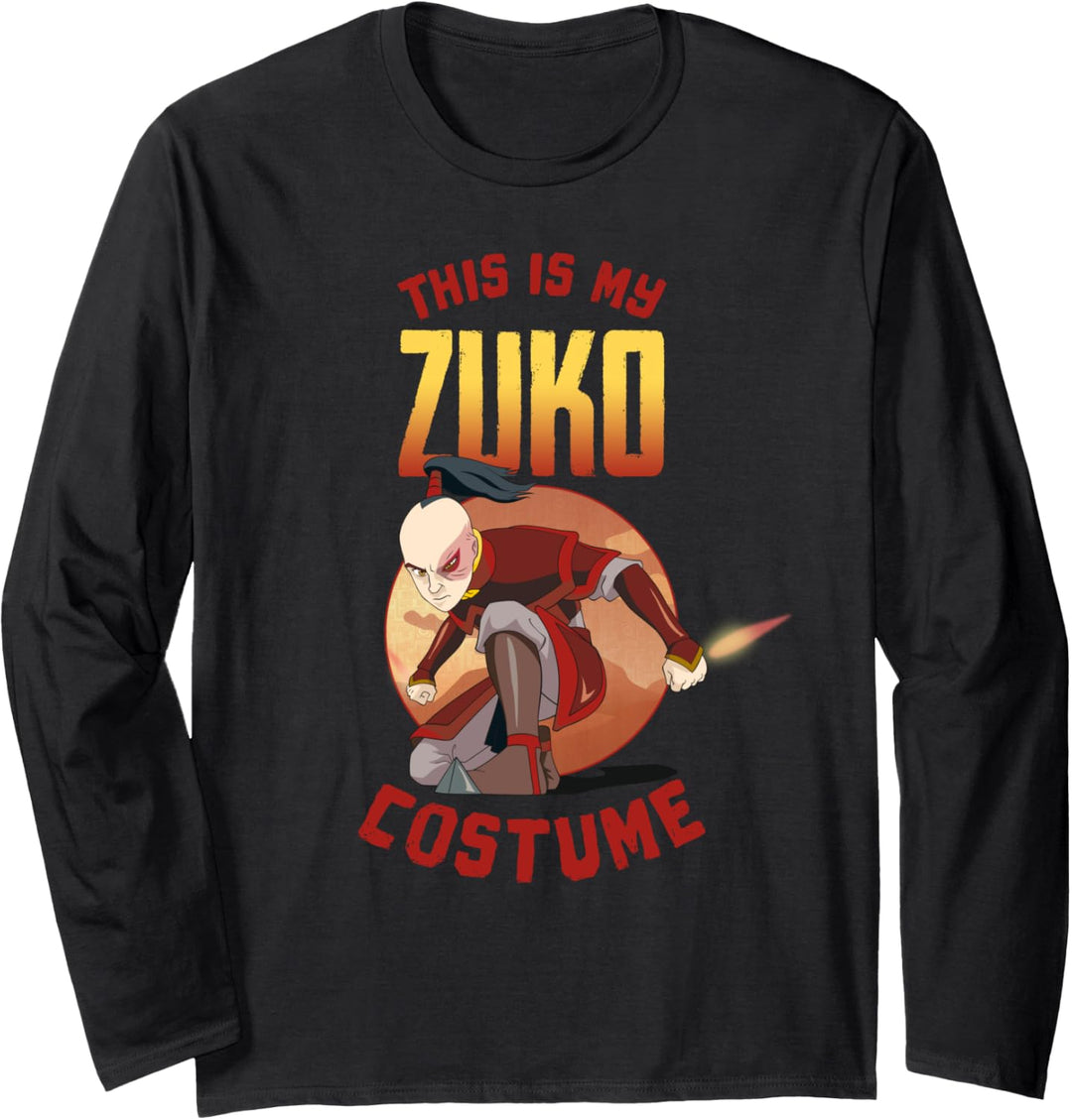 Avatar: The Last Airbender Halloween This Is My Zuko Costume Langarmshirt