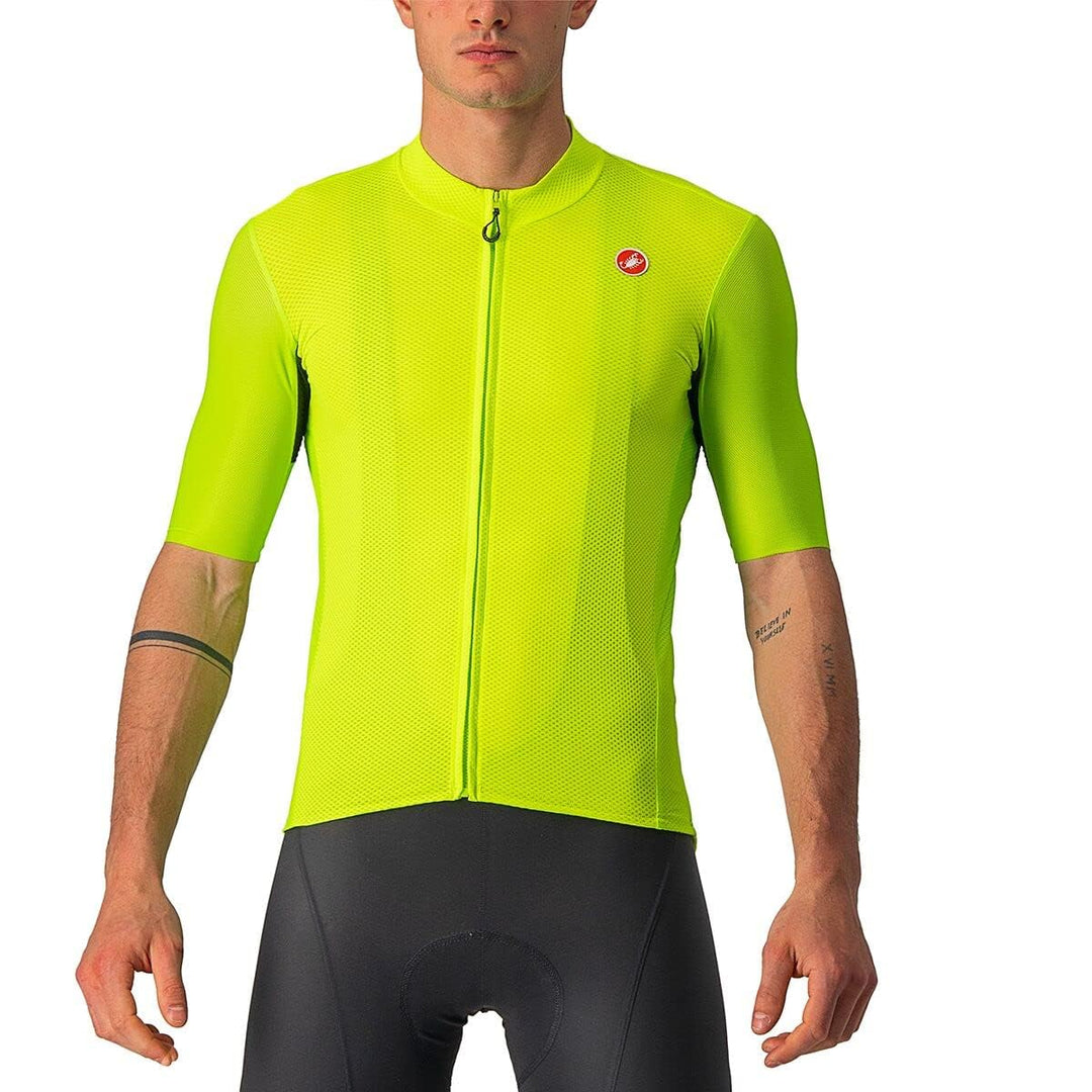 CASTELLI Men's Endurance Elite JRS Sweatshirt, Elektrischer Kalk/Schwarz-Blau-Magnern, S