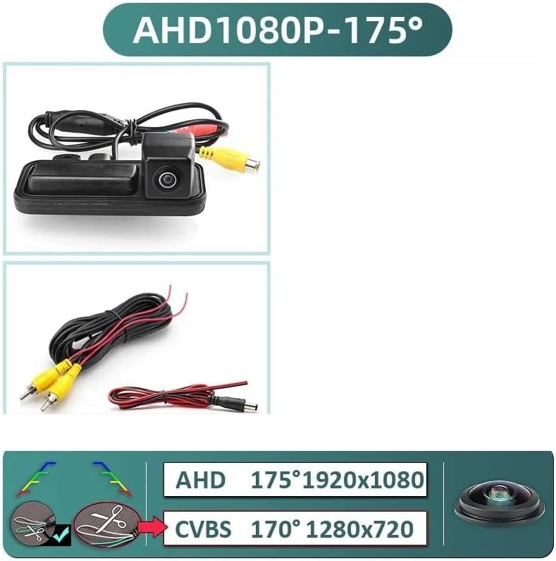 ZALTAS Rückfahrkamera 1080P AHD Auto Rückansicht Für Mercedes B-Klasse W246 B180 B200 E W212 E Coupe