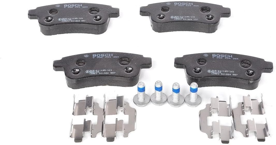 Bosch BP1292 Bremsbeläge - Hinterachse - ECE-R90 Zertifizierung - vier Bremsbeläge pro Set