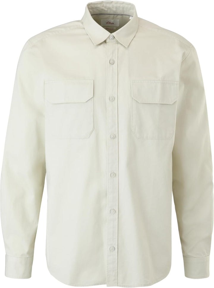 s.Oliver Herren Shirt 3XL Weiss, 3XL Weiss