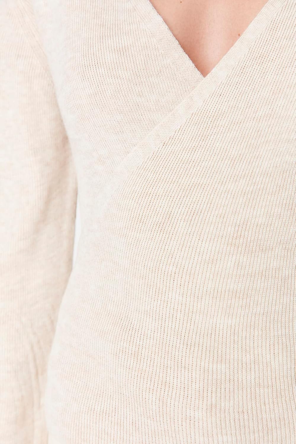 Trendyol Damen Twoaw23kz01683/Taş Sweatshirt, Stone, S