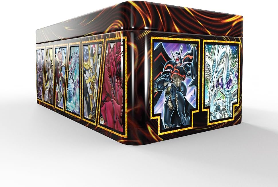 Yu-Gi-Oh! TRADING CARD GAME Tin of Dueling Heroes 25th Anniversary – Case (12 Stück) – Deutsche Ausg