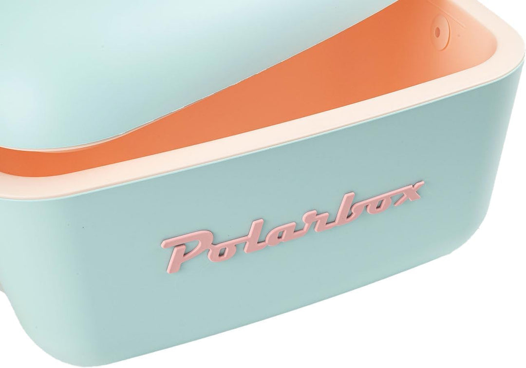 Polarbox Kühlbox Retro Cooler 12 L, türkis