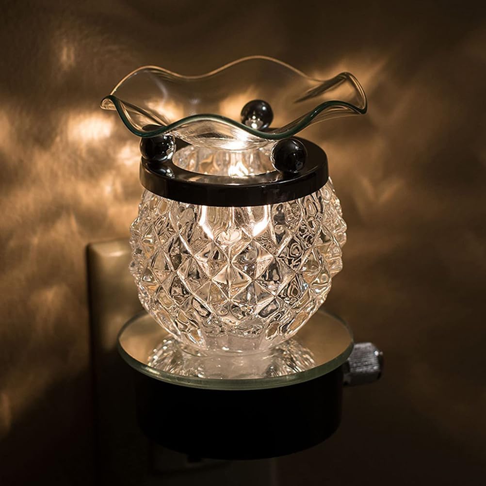 HOMSFOU Ersatzglas Schale Für Aroma Lampe 3 Stück 3.5 Zoll Ätherische Öle Duftlampe Wachs Schmelzsch