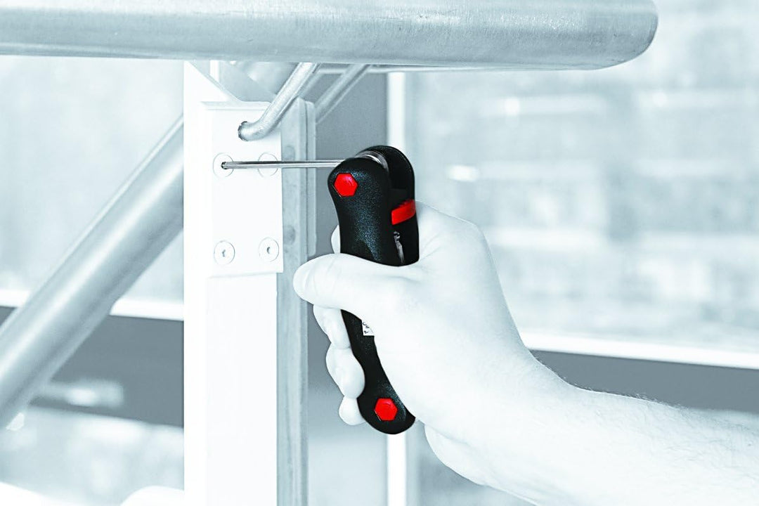 Wiha Multitool PocketStar® TORX 8-tlg., per Tastendruck schneller Zugriff, als Längs- und Quergriff