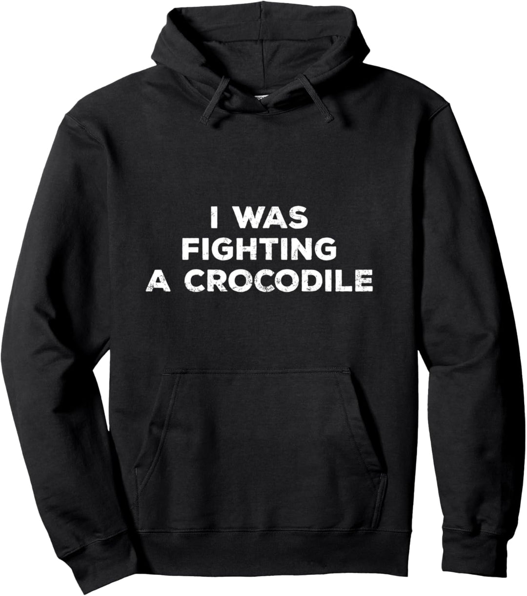 Verletzungsoperation - Ich habe gegen ein Krokodil gekämpft Pullover Hoodie