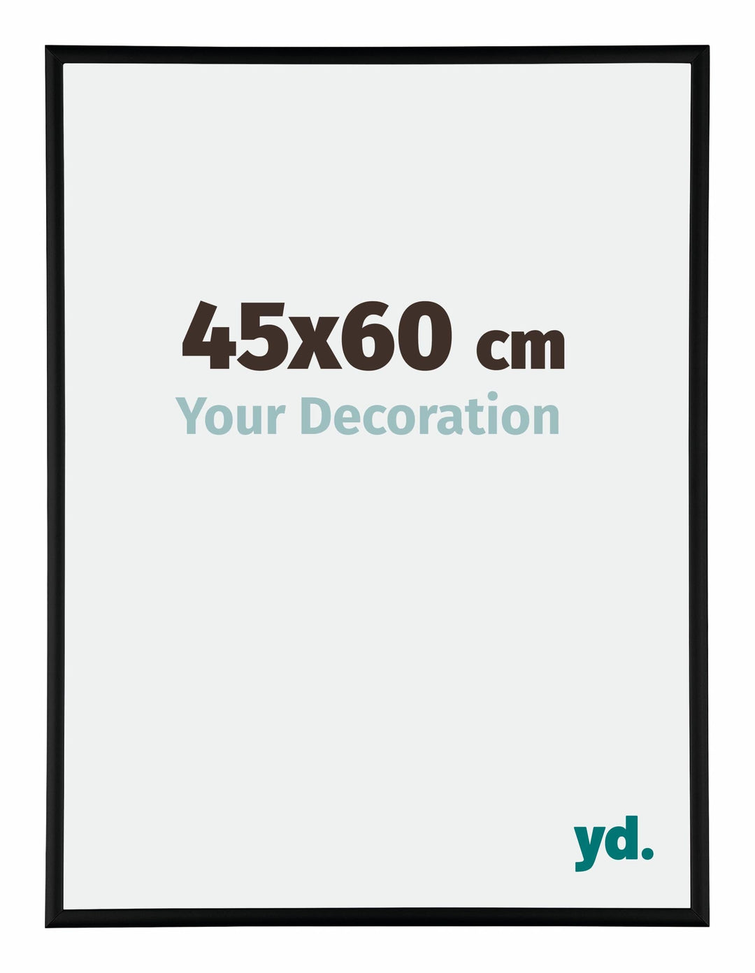 yd. Your Decoration - Bilderrahmen 45x60 cm - Bilderrahmen aus Aluminium mit Acrylglas - Antireflex