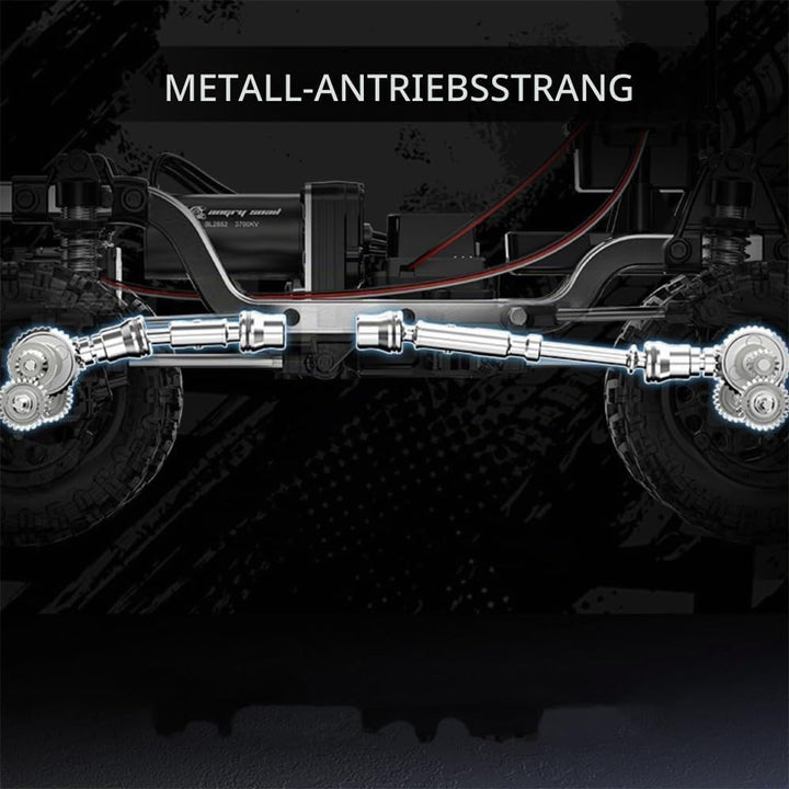 X-Verse MJX H12Y 1:12 Ferngesteuertes Auto Crawler für Erwachsene, 4WD Wasserdichtes RC Auto mit Bür