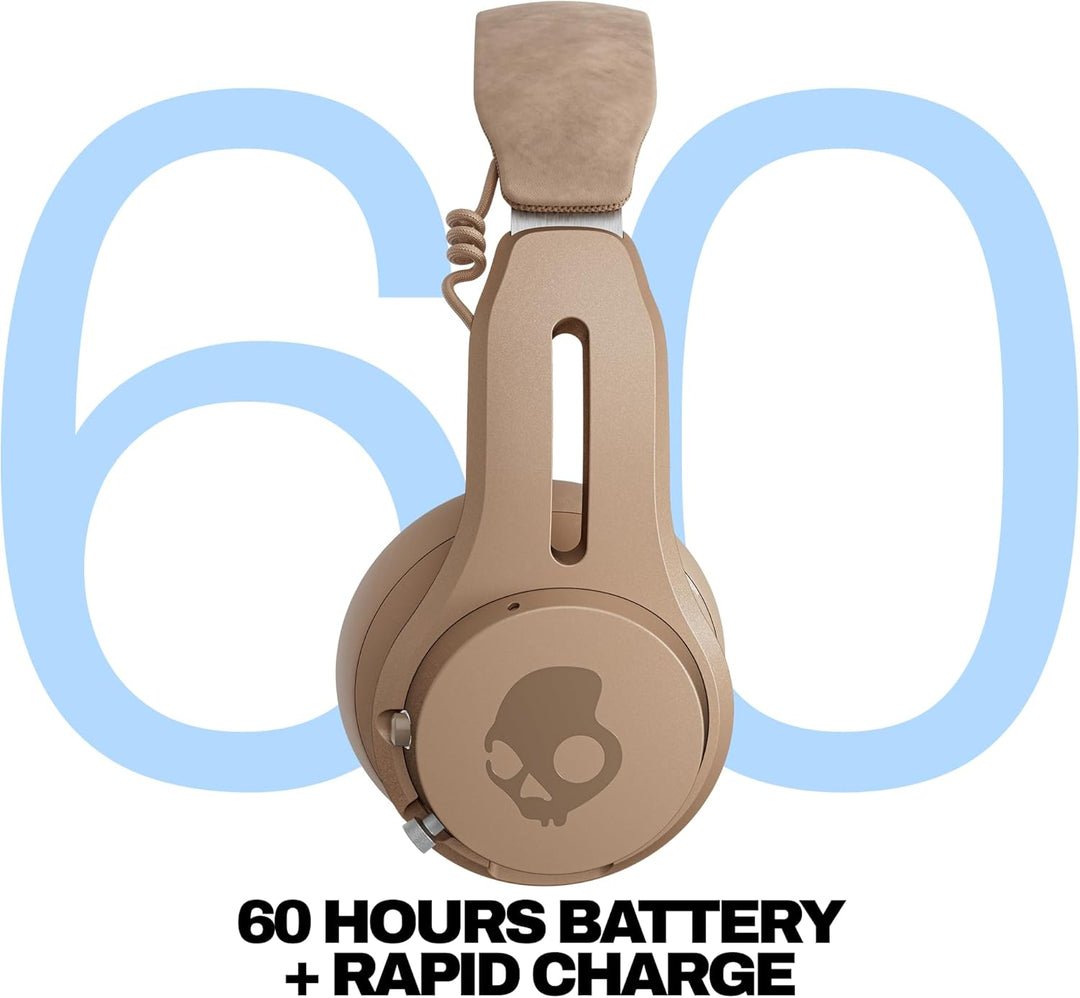 Skullcandy Icon ANC Wireless On-Ear Bluetooth Headphones, Active Noise Cancelling, Up to 60 Hours Ba