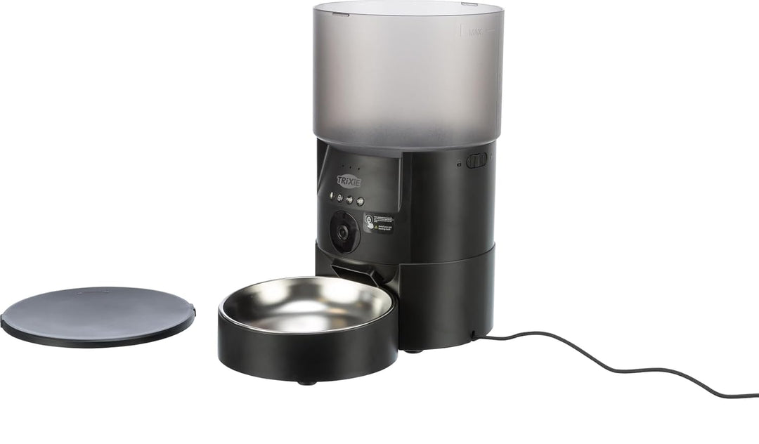 TRIXIE Futterautomat TX-C Smart 3.0L für Hunde & Katzen – programmier- und steuerbarer Futterspender