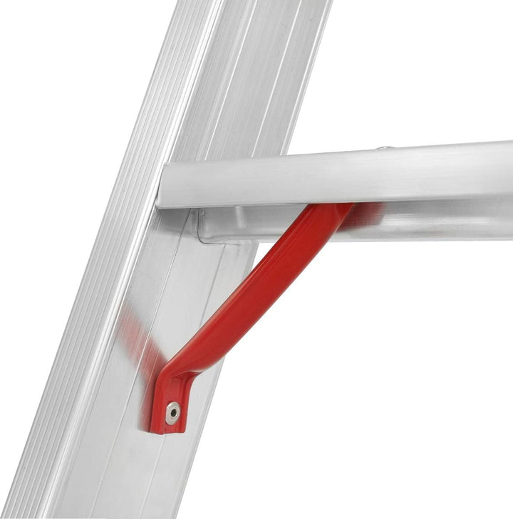 Hymer Klapptritt mit 2x4 Stufen (beidseitig begehbar, Standhöhe 45 cm, verstärkte Stufen, Spreizsich