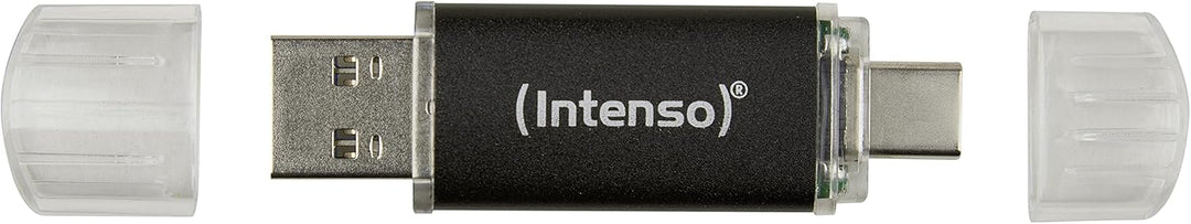 Intenso Twist Line 256 GB, Dual USB-Stick 3.2 Gen 1x1, USB-C und USB-A, 70MB/s, Anthrazit 256GB, 256