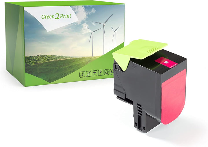 Green2Print Toner Magenta 4000 Seiten ersetzt Lexmark 70C0X30, 700X3, 70C2XM0, 702XM, 70C2XME, 702XM