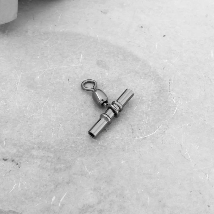 60 Stück 3-Wege-Wirbel 3/0 2/0 1/0 1# 2# 3# Kreuzschnurwirbel für Pole Rock Angelschnur