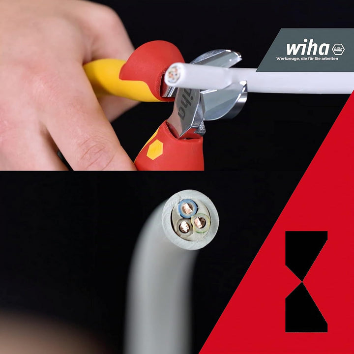 Wiha Seitenschneider Professional electric mit DynamicJoint® 180 mm I vde Kabelschneider I Universal