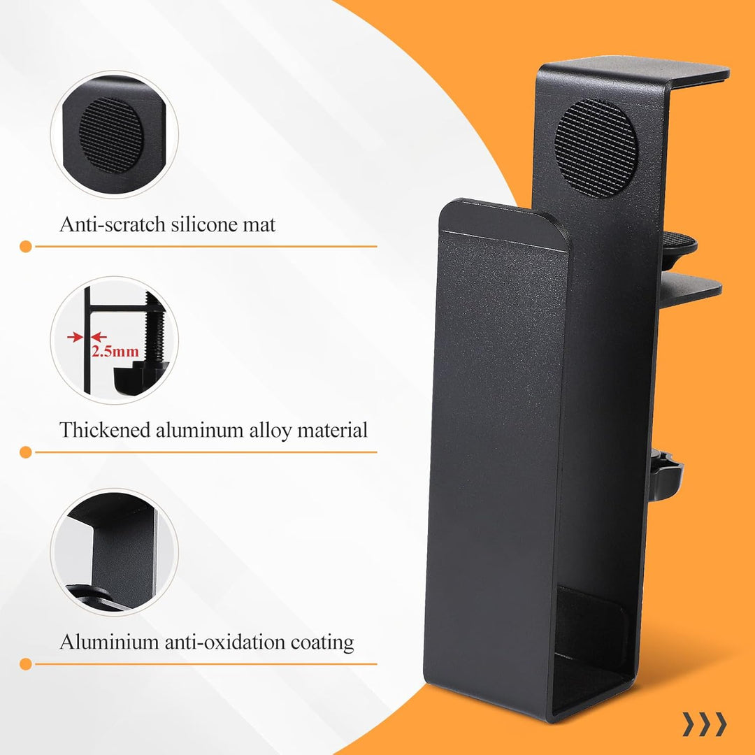 CPROPS 2 Stück Schreibtisch Seitenaufbewahrung Laptop, Verstellbare Schreibtisch Seitenhalterung für