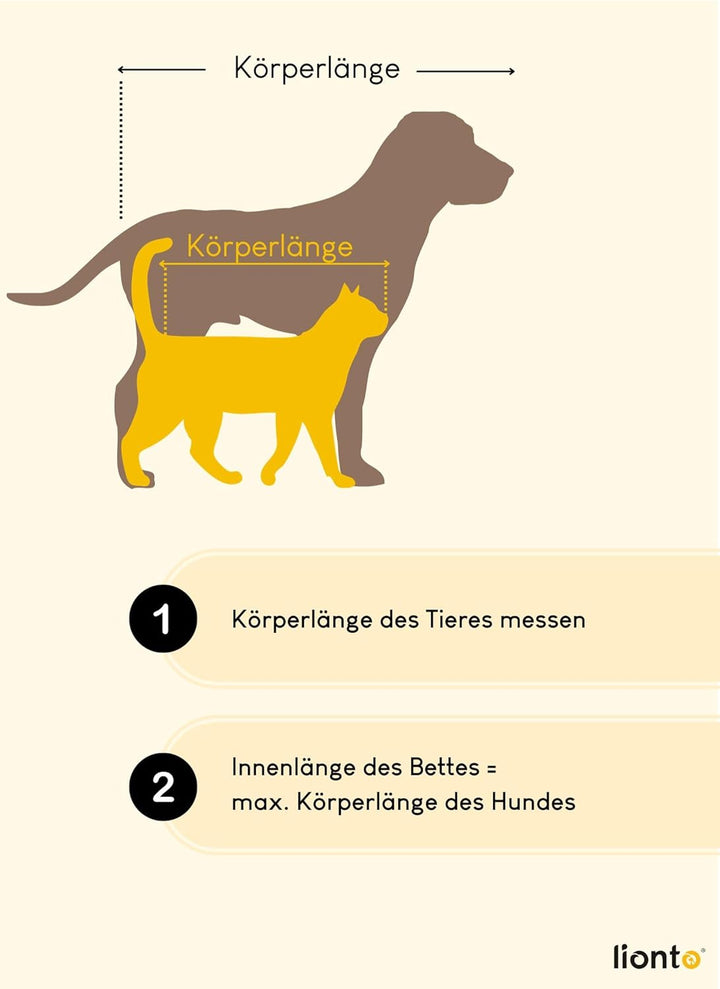 lionto Hundebett Hundekissen Hundekörbchen mit Wendekissen, (XL) 90x70 cm grau/schwarz L 90 x B 70 x