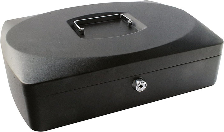 Q-Connect KF02603 Geldkassette 25,4 cm schwarz, Schwarz