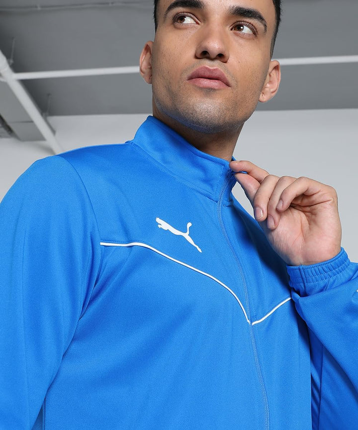 PUMA Teamrise Training Poly Jacket Jr Sweatshirt 164 Electric Blue Lemonade, 164 Electric Blue Lemon