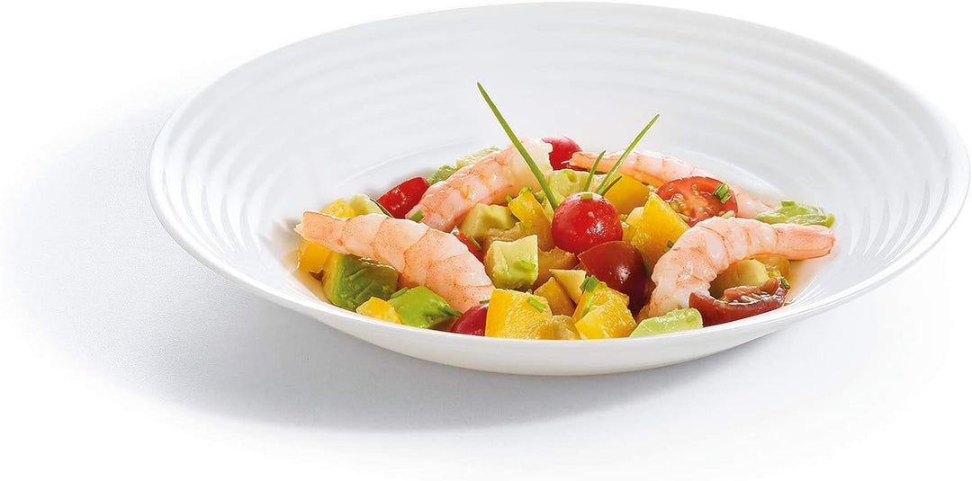 Luminarc Harena Abendessen Set Weiss 30 x 20 x 29,2 cm, Weiss 30 x 20 x 29,2 cm