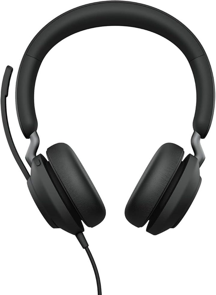 Jabra Evolve2 40 SE Kabelgebundenes Stereo-Headset mit Geräuschunterdrückung, Mikrofon und USB-C/A-K