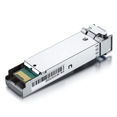 [4 Stück] 1G SFP LX Singlemode Mini Gbic Modul, 1000Base-LX LC Transceiver Kompatibel für Cisco GLC-
