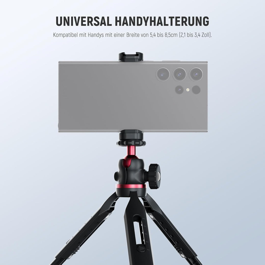 NEEWER Entry Level Version Mini Stativ für Kamera, 360° Kleiner tragbarer Tischhalter für DSLR Webca