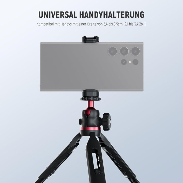 NEEWER Entry Level Version Mini Stativ für Kamera, 360° Kleiner tragbarer Tischhalter für DSLR Webca