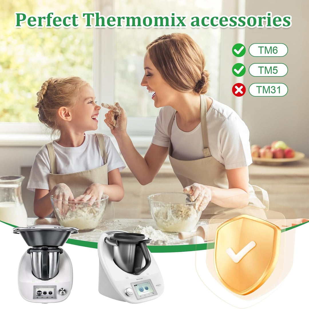Messer für Vorwerk Thermomix TM6 / TM5 Edelstahl Teigmischmesser, Ersatzteile für Thermomix Teigmess