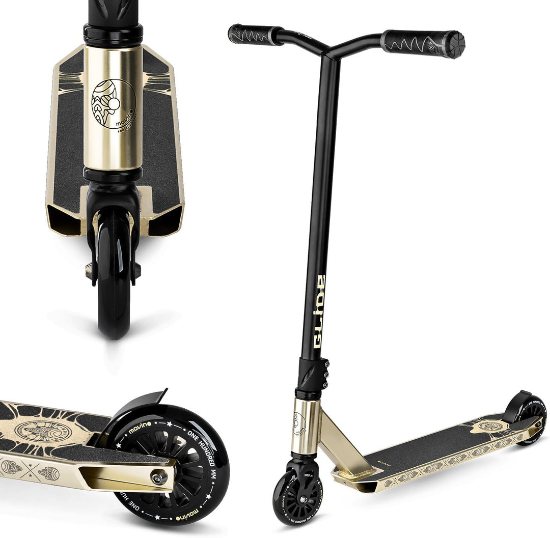 Movino Stunt Scooter Stunt Roller Kickscooter Professioneller Freestyle Roller Trick Roller ABEC 9 K