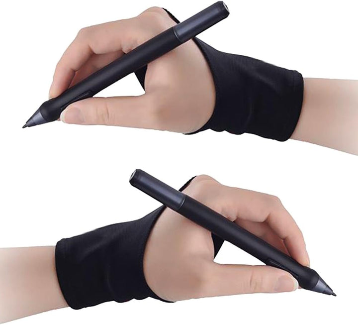 SENHAI Digitale Künstler-Handschuhe für Grafiktablet-Stift-Display, 3 Stück, Grösse 2 Finger, Handsc