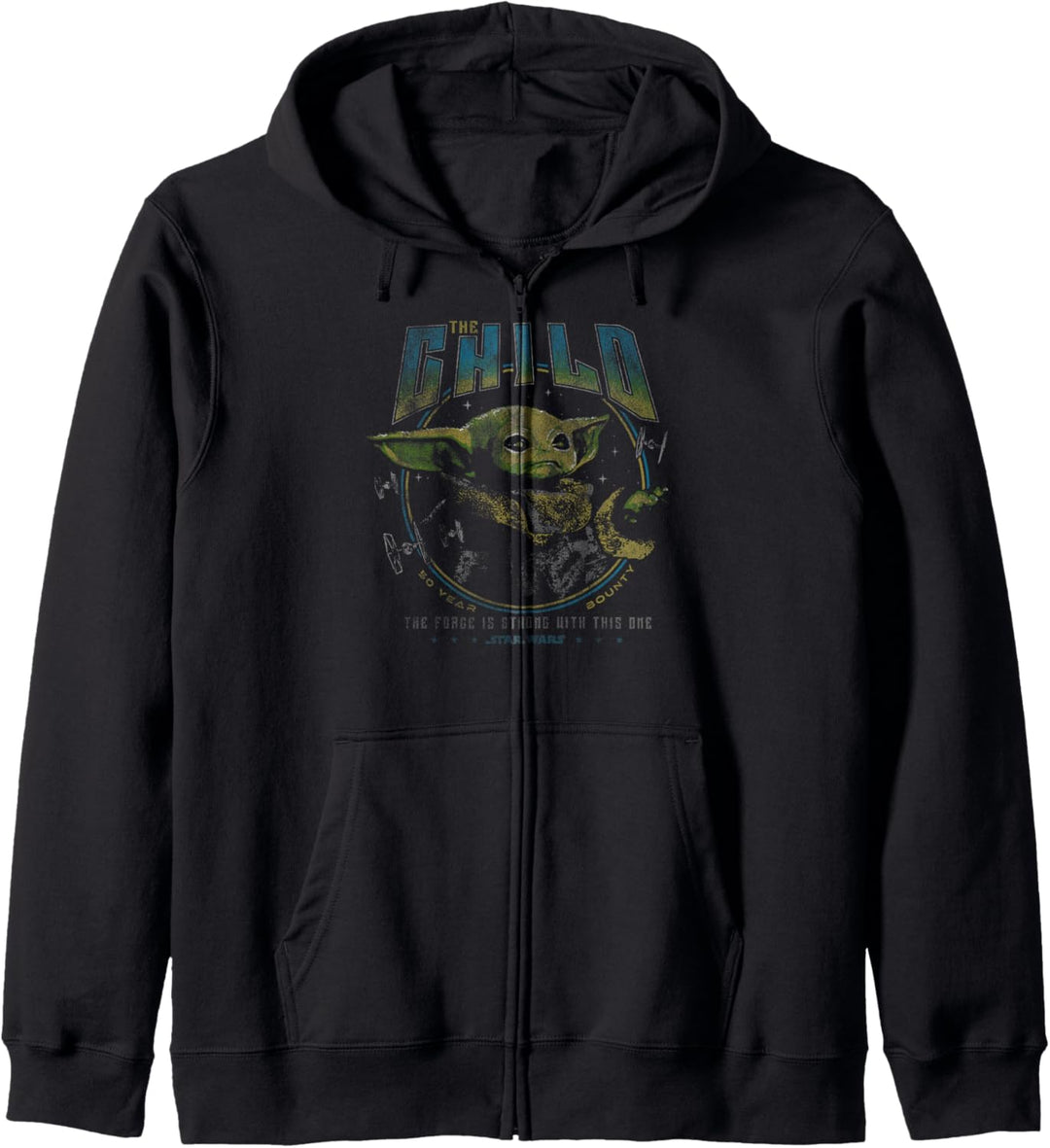 Star Wars Mandalorian The Child Force Is Strong Dark Kapuzenjacke