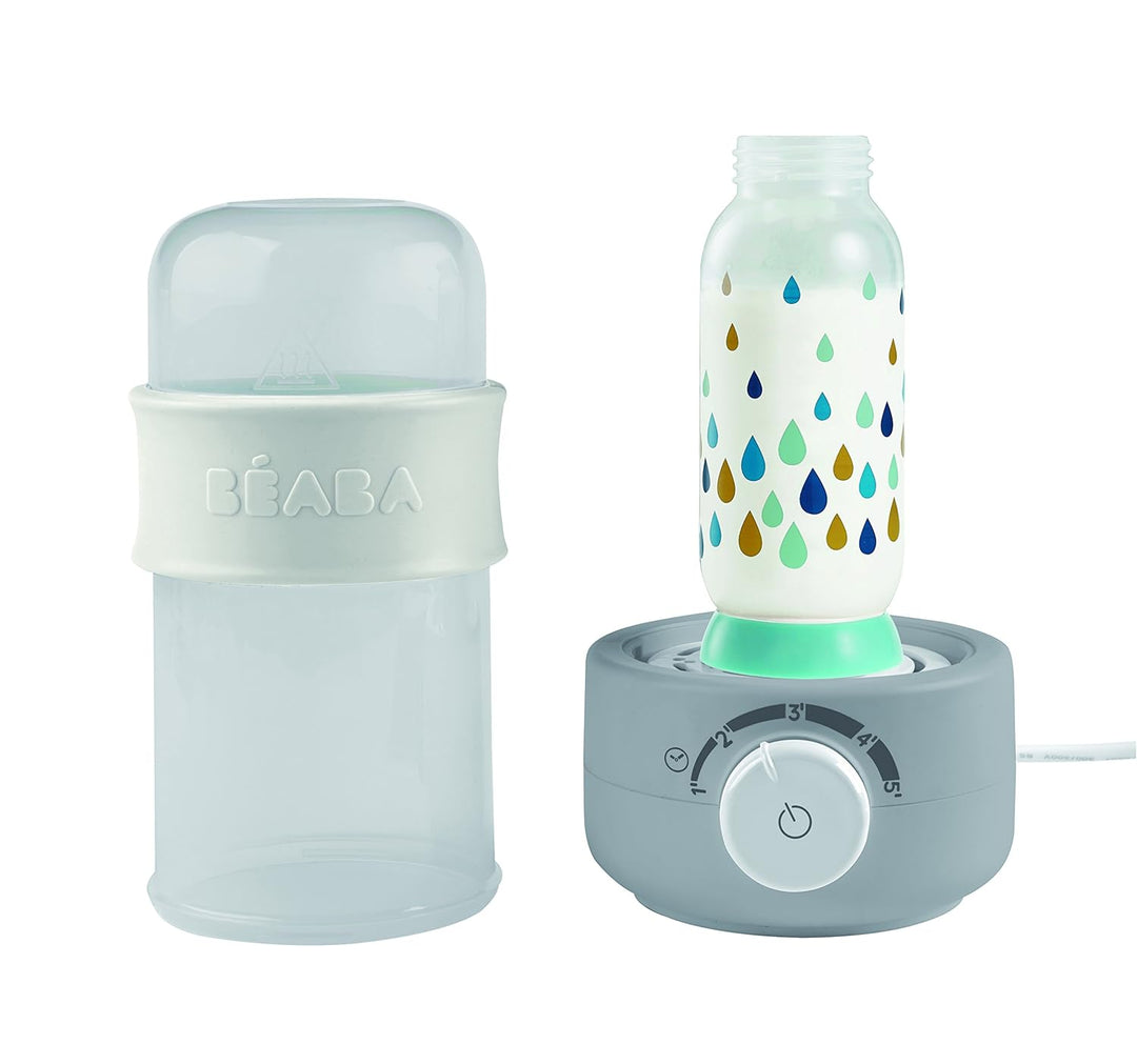 Béaba - Babymilk Fläschchenwärmer mit Dampf, grau, Grau