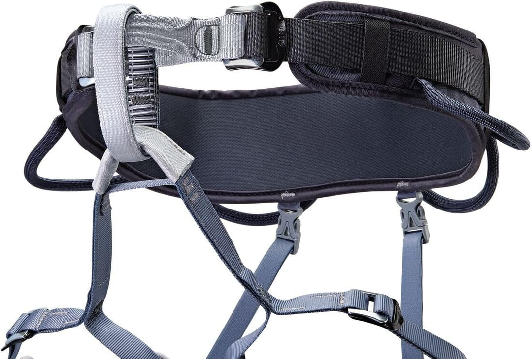 PETZL Unisex Corax Klettergurt (1er Pack) XS-M Dunkelgrau, XS-M Dunkelgrau