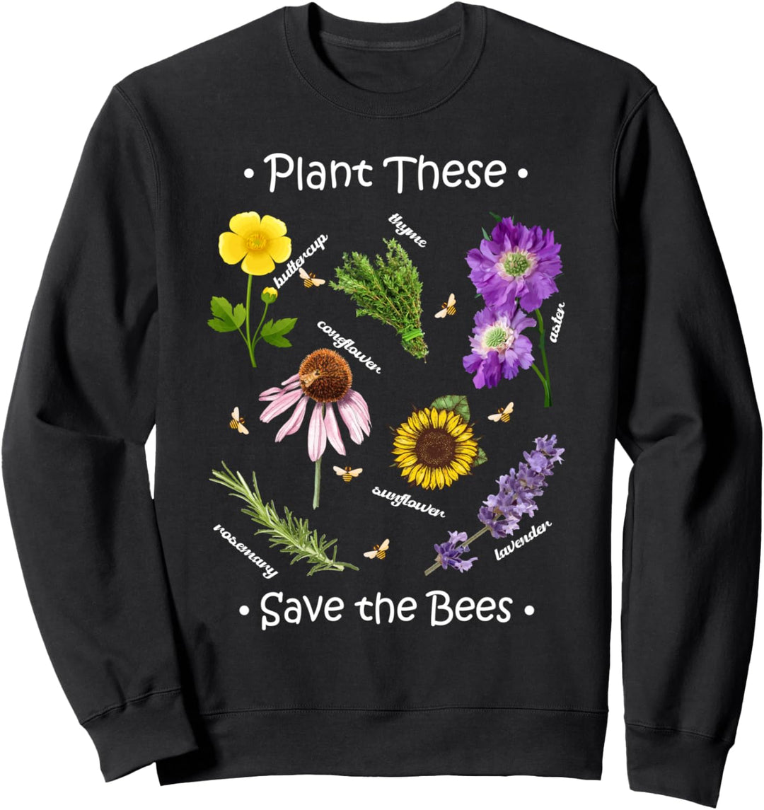 Plant These Save The Bees - Biene Imker Geschenk Sweatshirt