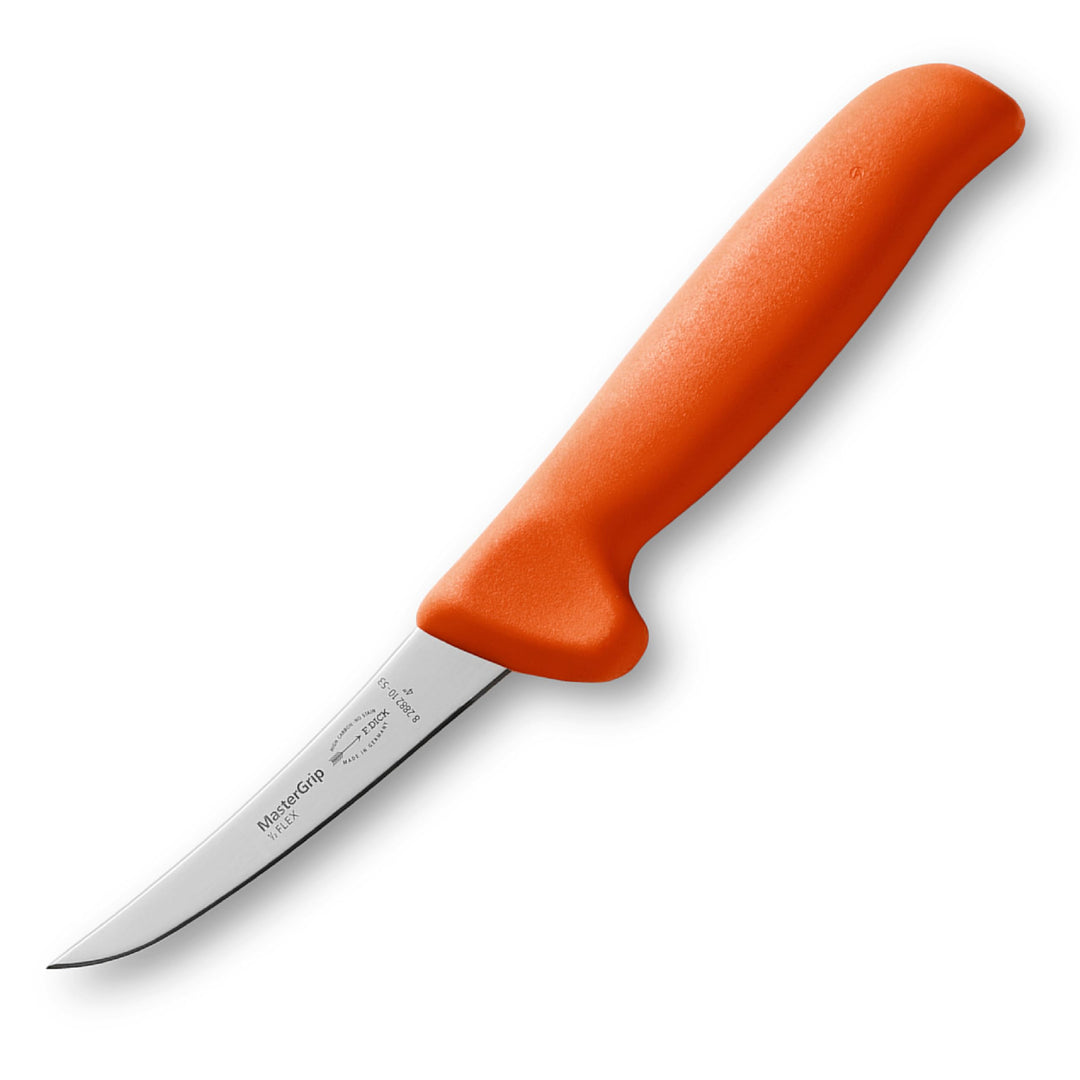 F. DICK Ausbeinmesser, Semi-Flex, Metzgermesser MasterGrip (Messer mit Klinge 10 cm, X55CrMo14 Stahl