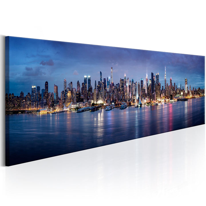 murando - Wandbilder XXL New York 120x40 cm 1 tlg - Wand Deko Vlies Leinwand Bilder Gross Wanddeko W