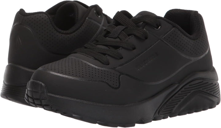 Skechers Jungen Uno Lite-delodox Sneaker, Black Synthetic Trim L