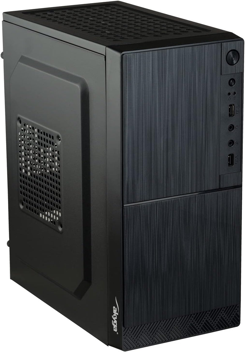 Micro ATX Akyga AK35BK Gehäuse 2X USB 2.0 schwarz ohne PSU