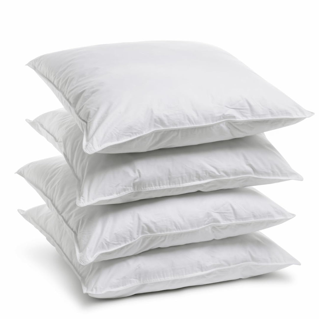 Bleu Câlin Home Collection Lot de 4 Oreillers Cliniguard Anti-Acariens Blancs 60x60 cm Oke Set mit 4
